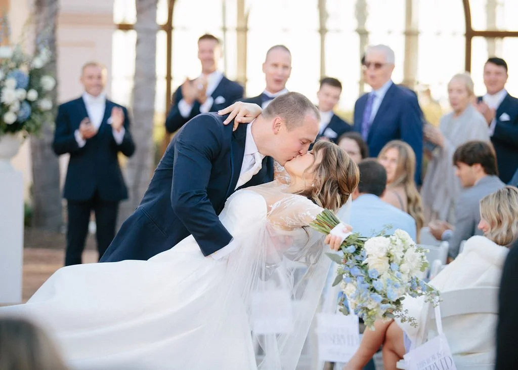 Emma and Robbie at the Hilton Beachfront Resort and El Paseo Restaurant