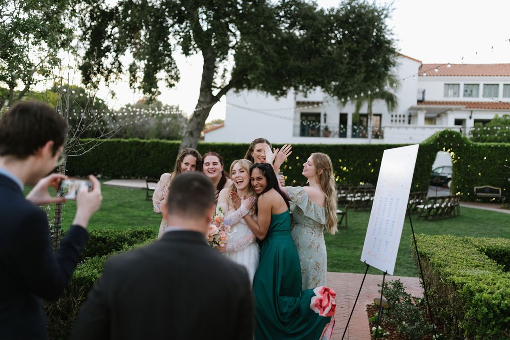 Liz and Ben at The Santa Barbara Club