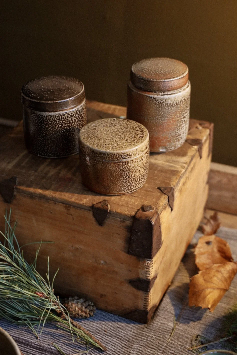 Bob Andrew's Ceramic Lidded Pots