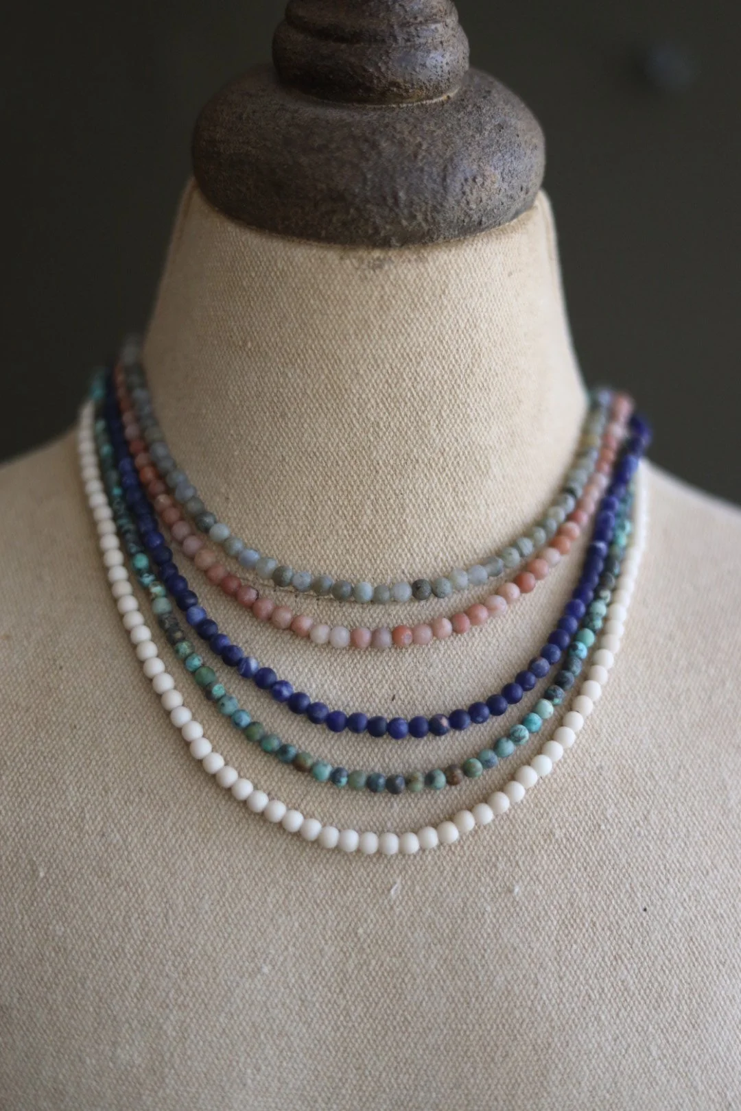 MarlyMu Short Stone Necklaces