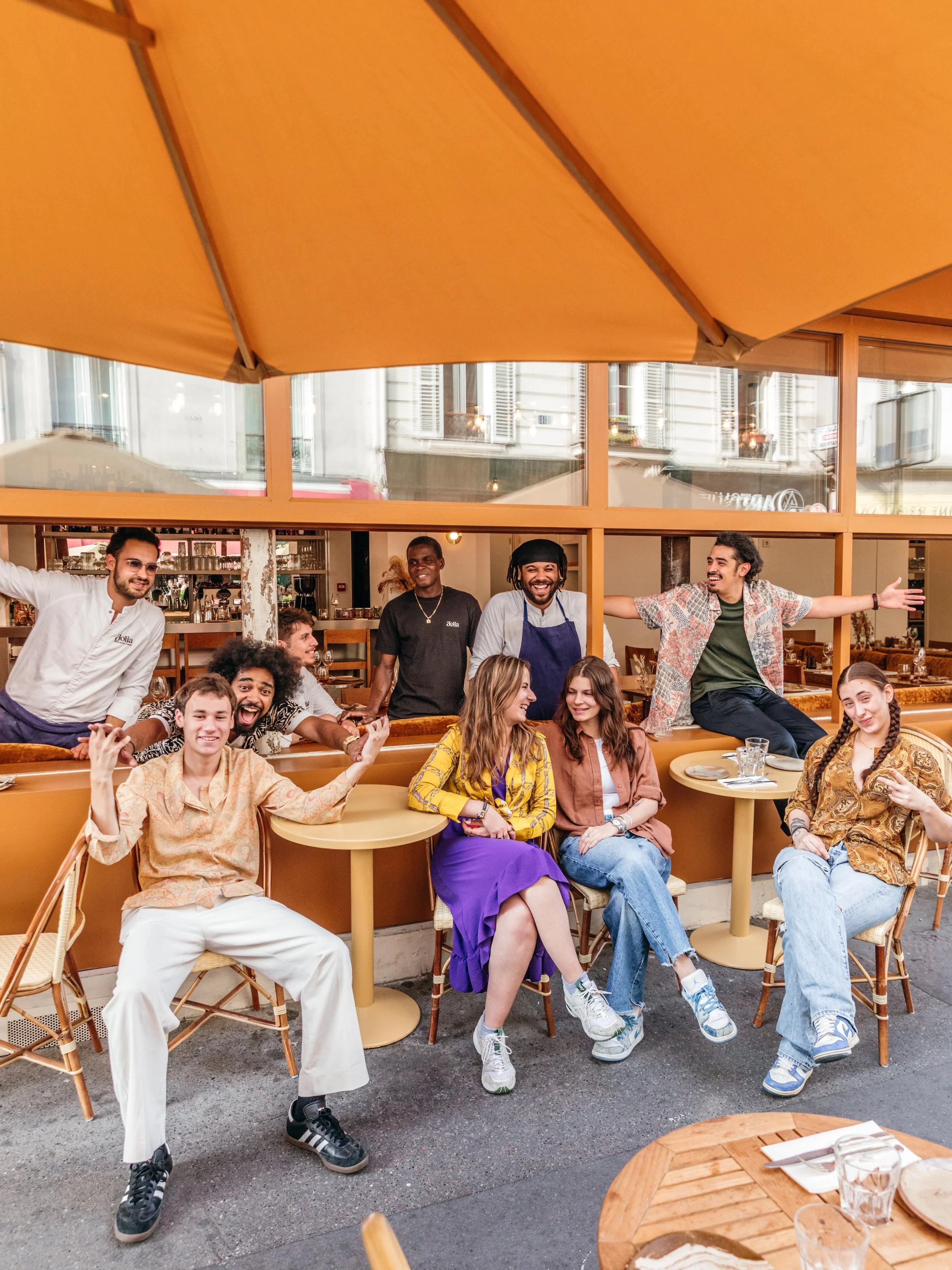 Equipe du restaurant Jolia