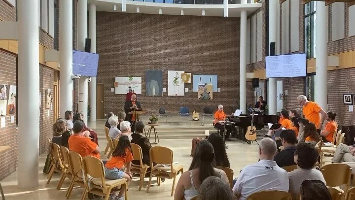 Truly humbling to have performed in Sing Fires of Justice this afternoon. The program represented stories and narratives from a number of cultural traditions speaking on fire, Truth and Reconciliation, and climate justice. We are truly blessed to hav
