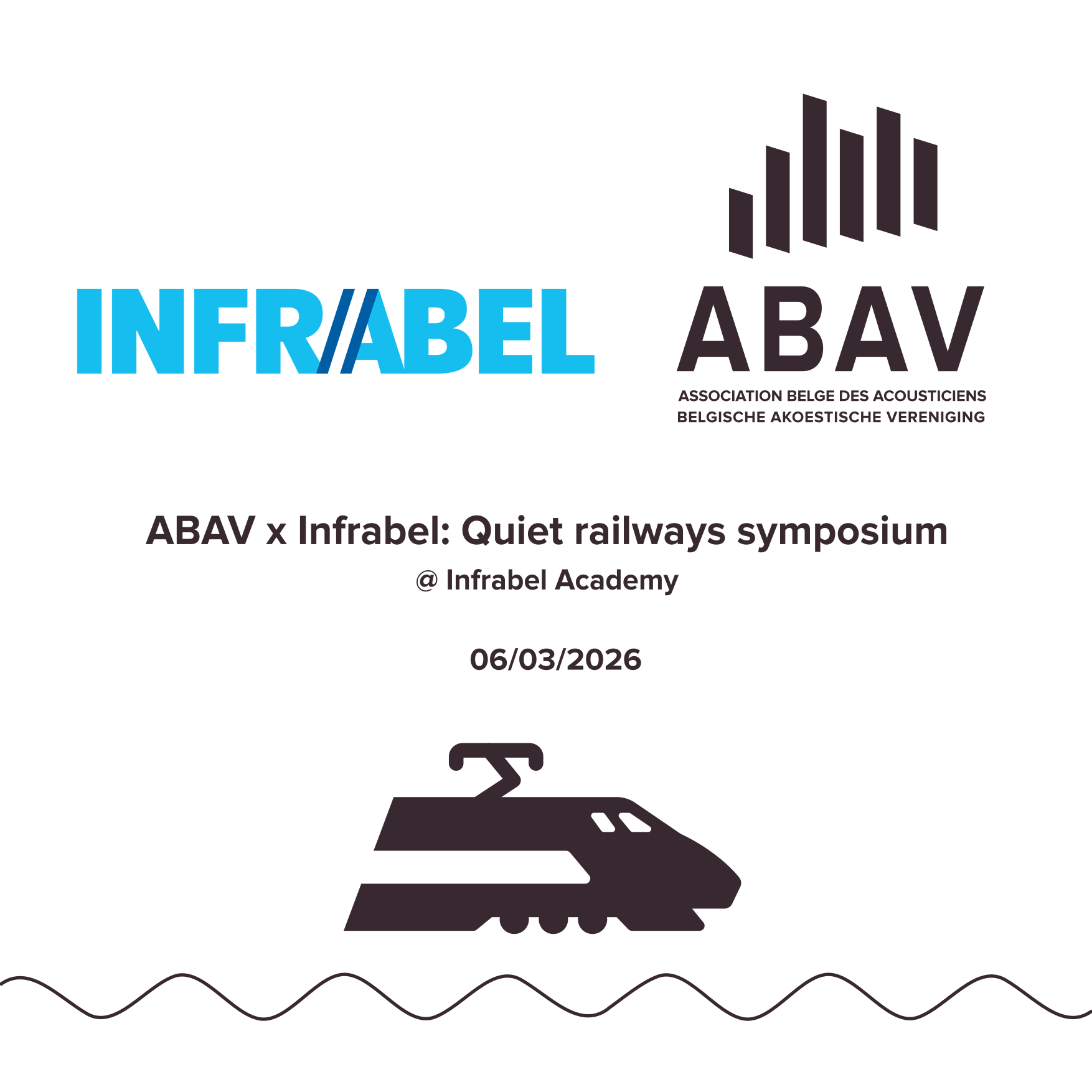 Quiet Railways symposium @ Infrabel Academy [members and invite only]