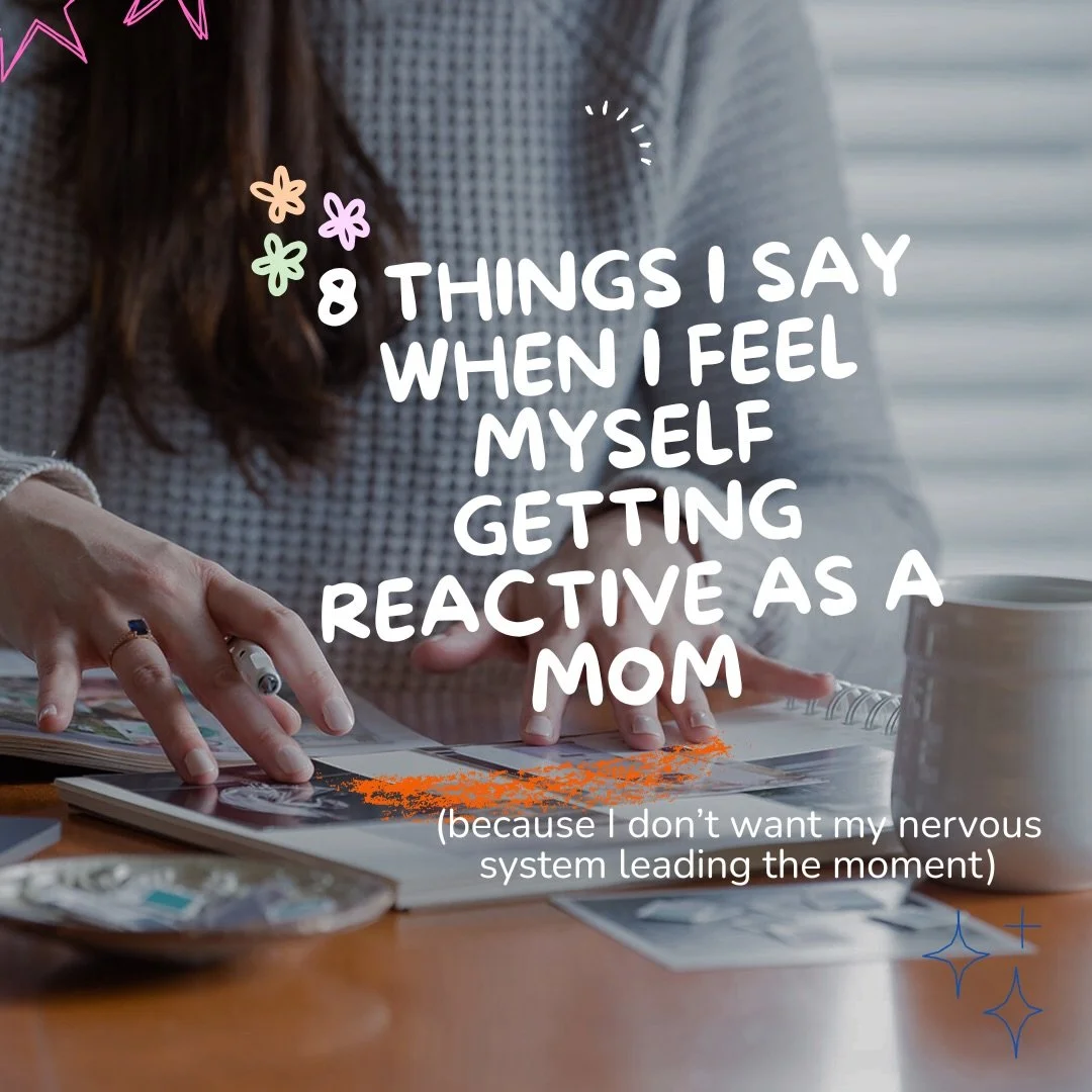 For moments when your nervous system wants to react faster than you want to parent (because I&rsquo;ve been there&hellip;..a lot)

#parentingtips #childanxietysupport #childanxietyhelp #parentingwithanxiety #anxietytherapist