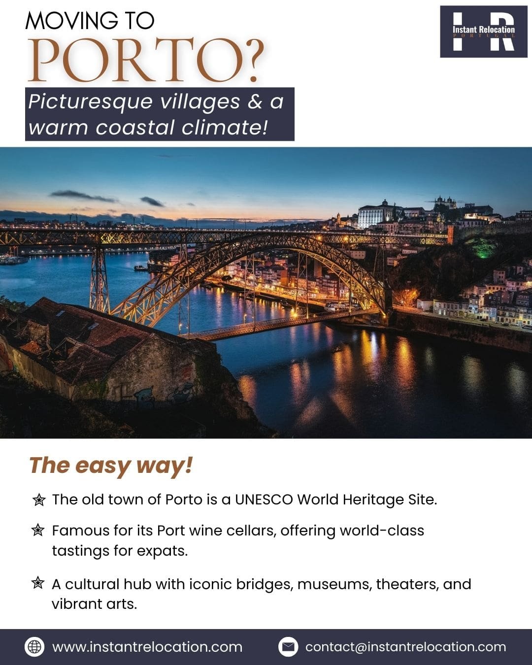 Moving to Porto - Instant Relocation Portugal