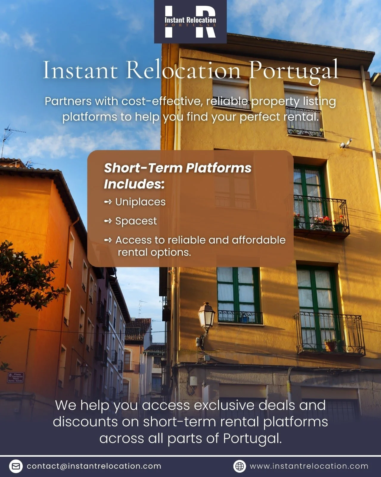 Short-term platforms - Instant Relocation Portugal