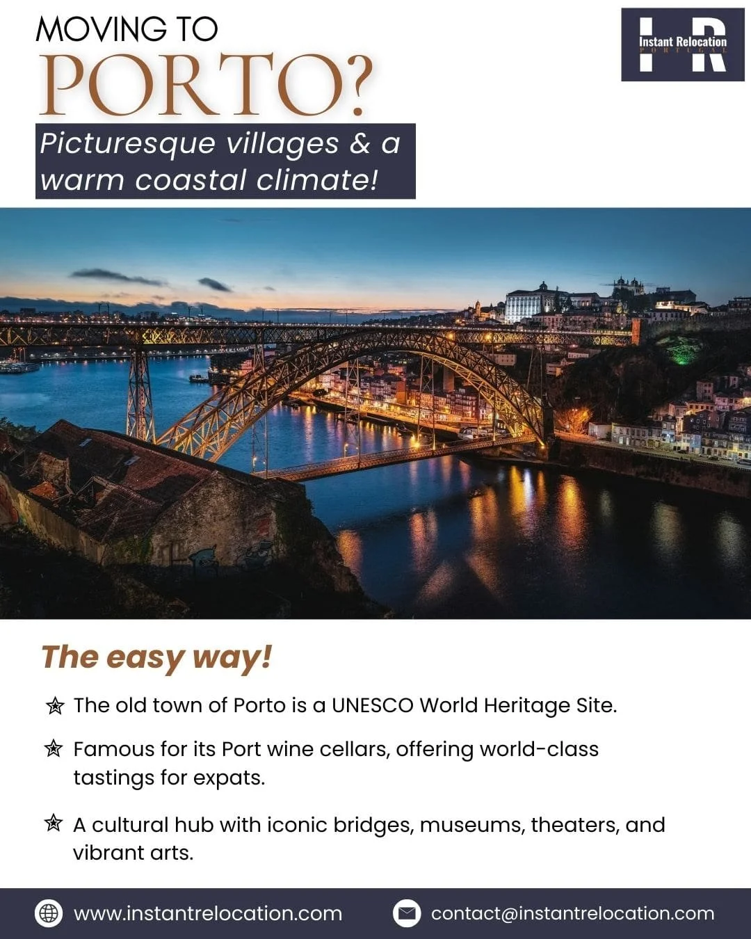Moving to Porto? - Instant Relocation Portugal