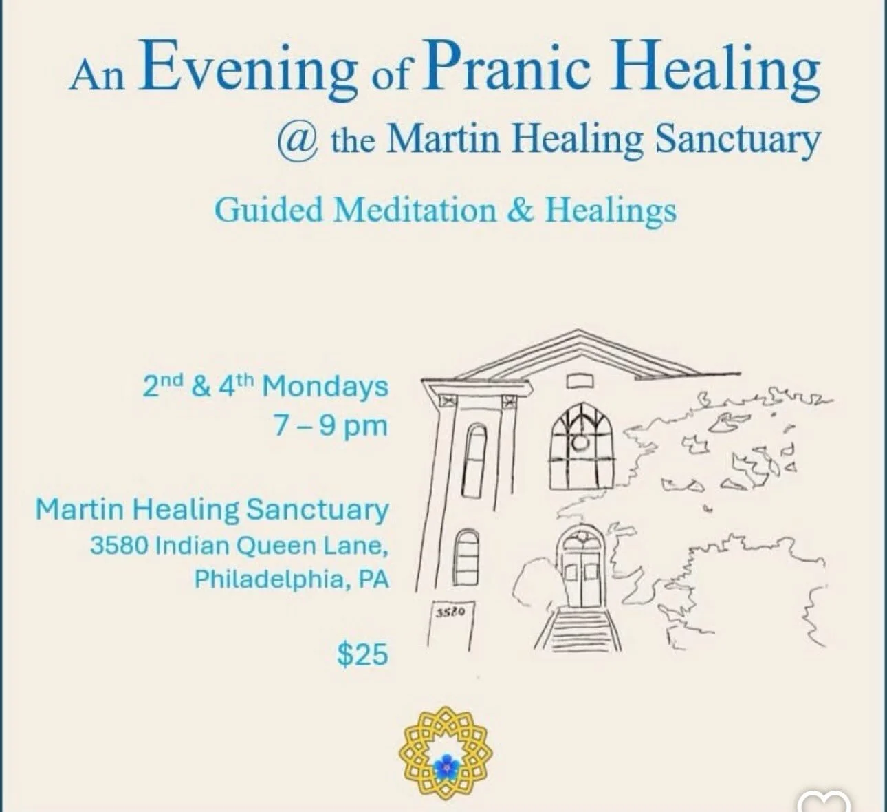 Join @pranichealingbuckscounty this Monday at 7pm at 3580!