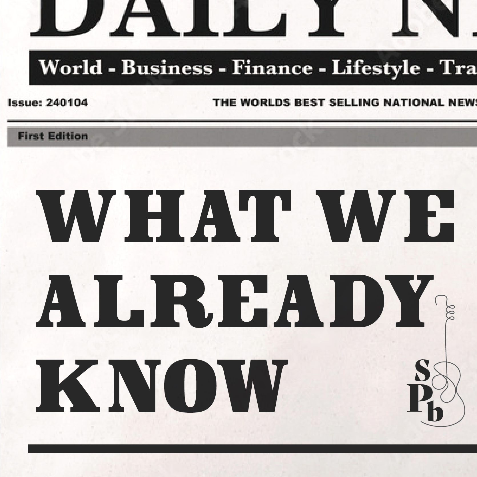 Abstract design with overlapping colorful text 'Zoom' repeated multiple times, featuring yellow, pink, and blue letters with 'Stevepearl Band' written above in black letters and a wavy line graphic.