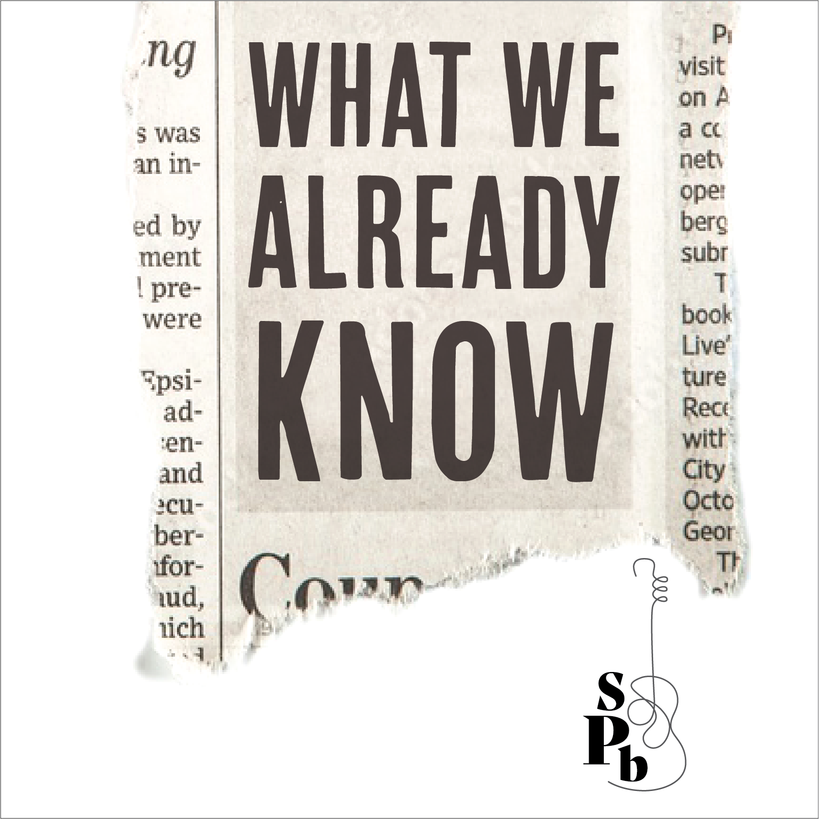 Illustration of blue raindrops with text "I can work in the rain" and stylized letters "SPb"