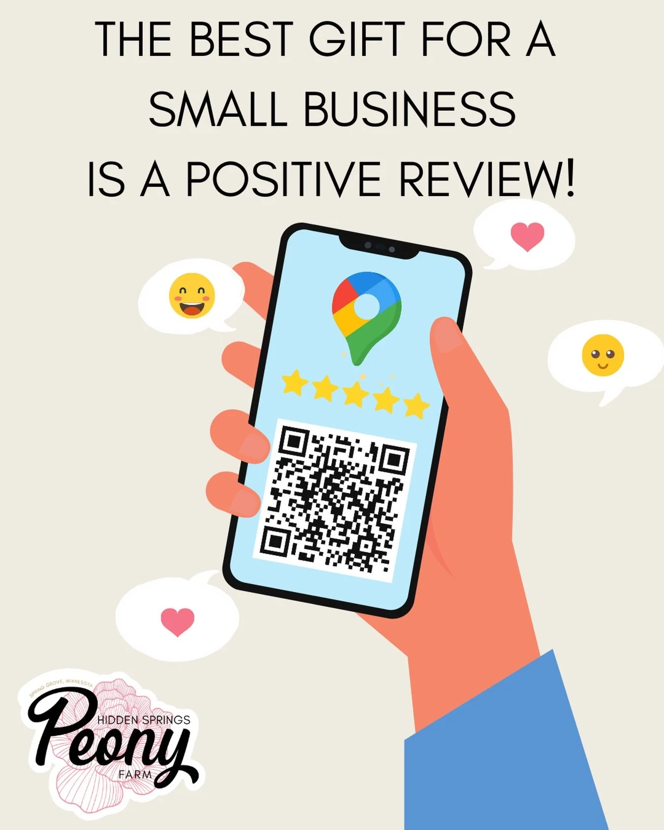 If you enjoyed your time spent here or the roots you received in the mail we would love a review!

Here&rsquo;s our review link: https://g.page/r/CTog8yRpf5fLEAE/review or use the QR code above.

And if something wasn&rsquo;t right or you have a sugg