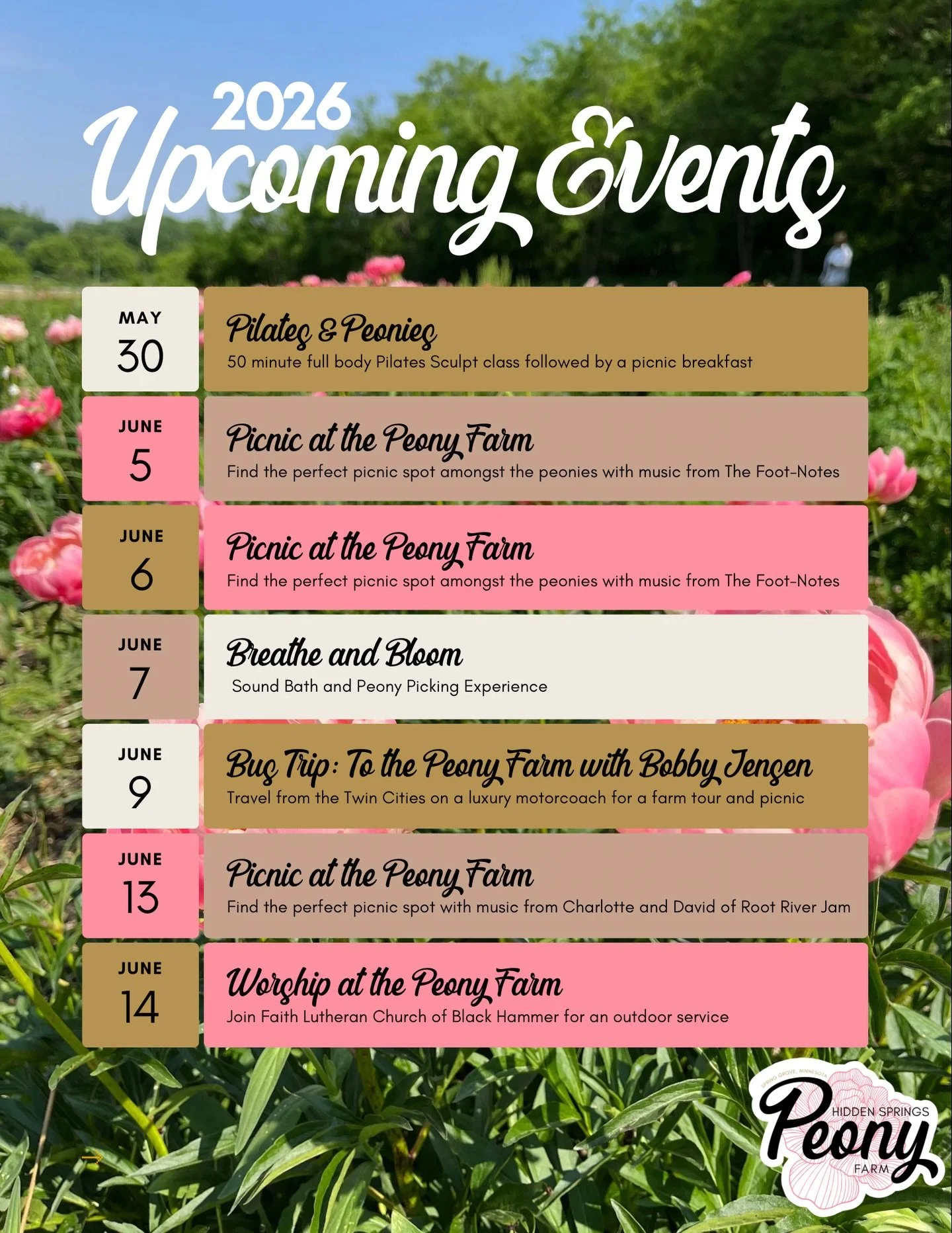Which peony farm is for you?

https://www.hiddenspringspeonyfarm.com/upcoming-events