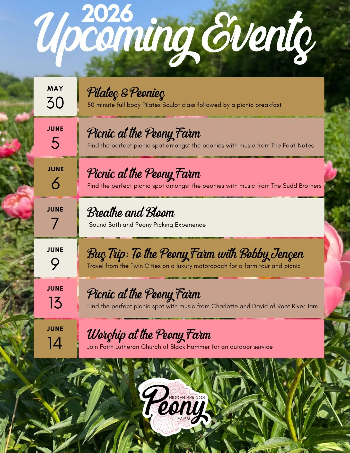 Which peony farm event is for you?

https://www.hiddenspringspeonyfarm.com/upcoming-events