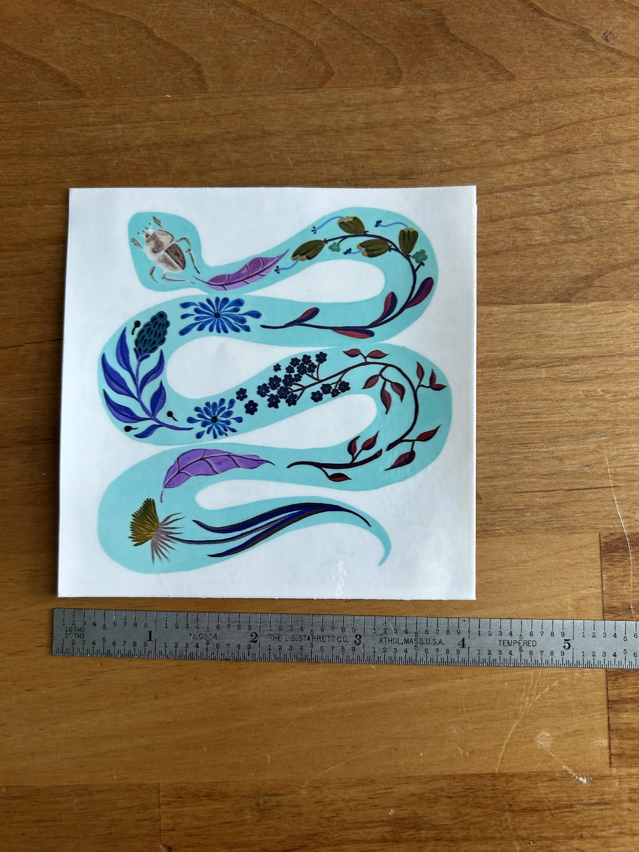 White Floral Snake 4x4 .jpg