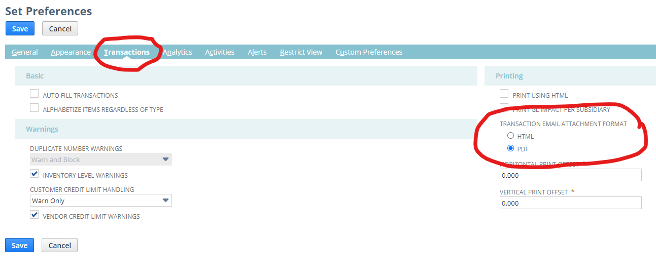 Setting User Preferences in NetSuite — Davandia LLC, NetSuite Solution ...