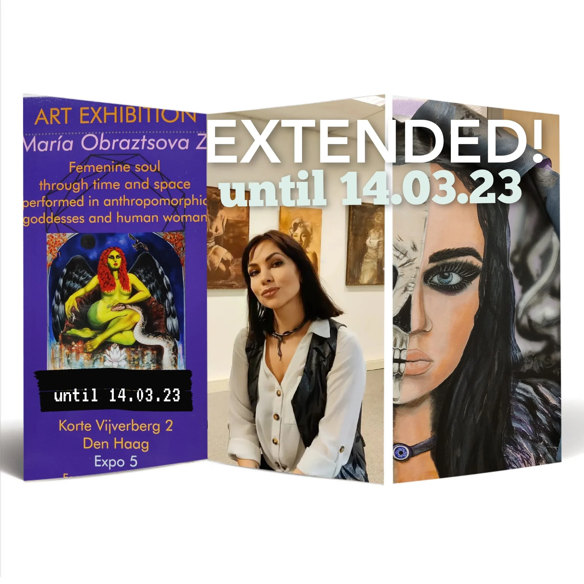 Feminine soul performed in anthropomorphic goddesses and human woman