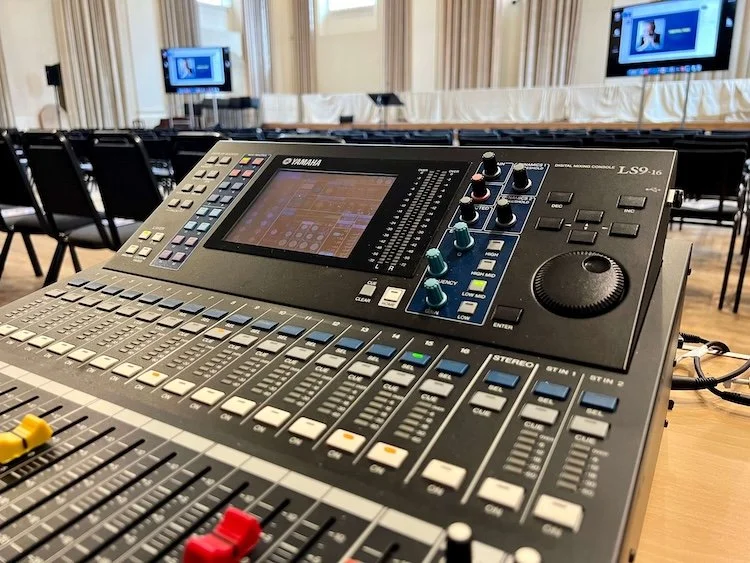 audio visual equipment hire for funerals