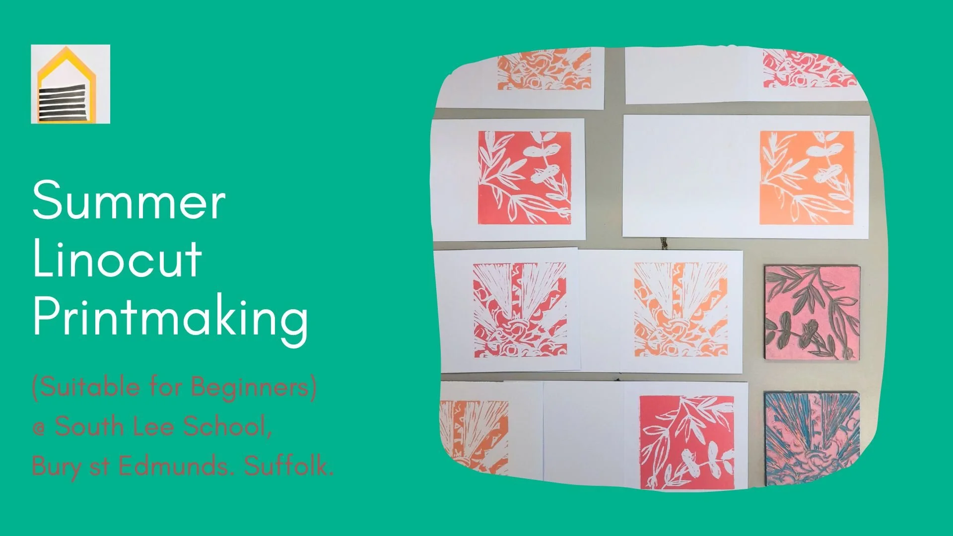 Summer Linocut Printmaking