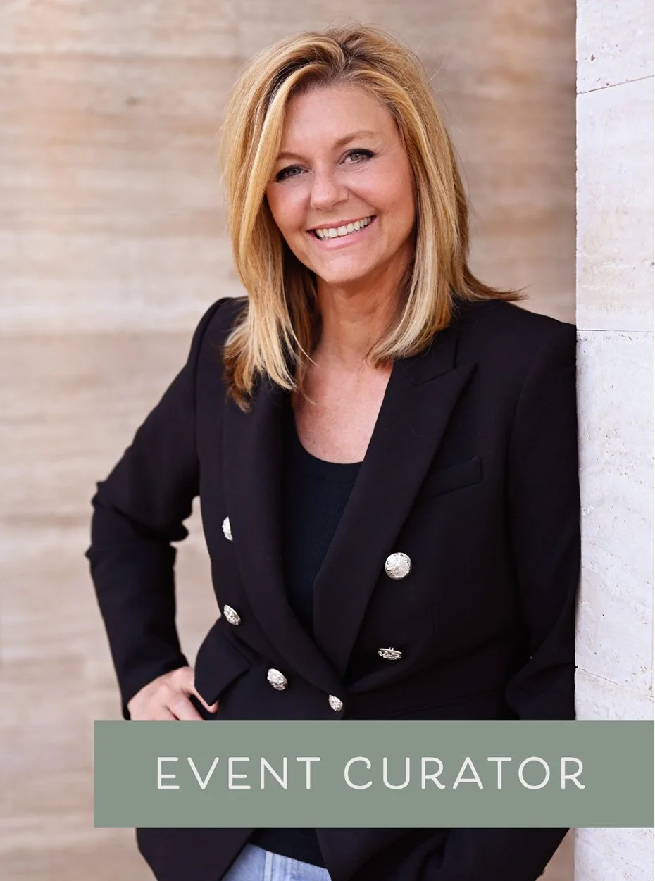 Headshot of Anna Maria leaning on counter