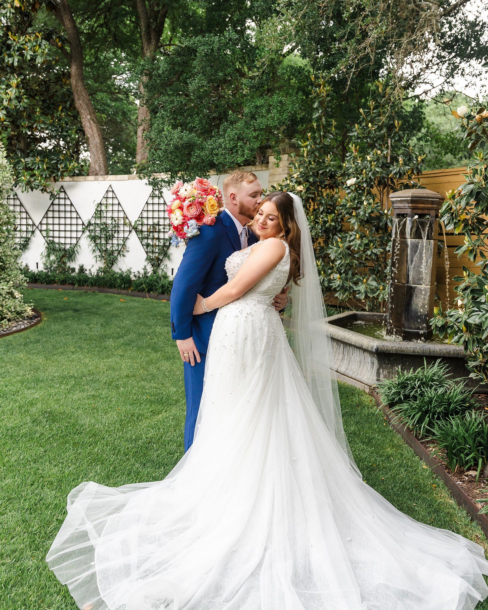 Hummingbird House in Austin, Texas Bride and Groom Photos Captured by Photos by Mkay Wedding Photography