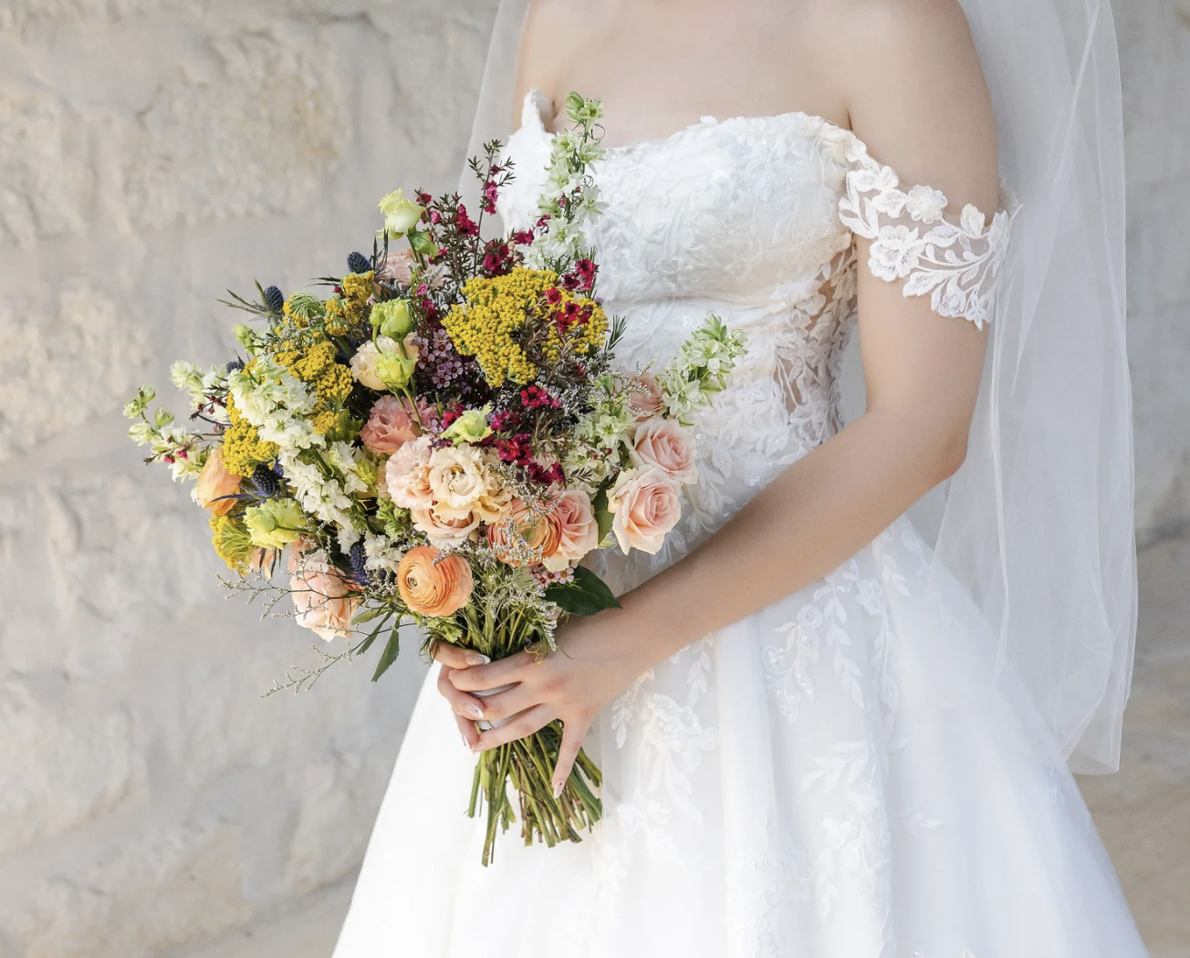 Photo by Mkay Detail Photo of Wedding Bouquet Shot at Texas Old Town in Buda Texas