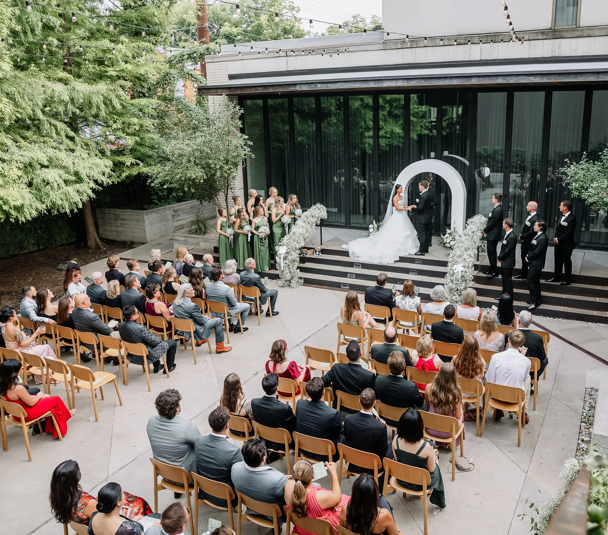 Wedding Ceremony at the South Congress Hotel in Austin, Texas