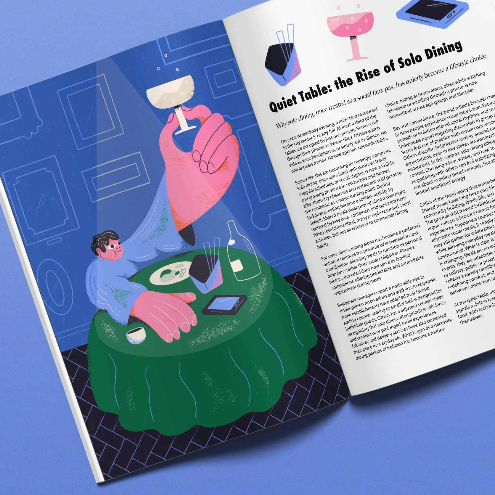 · THE RISE OF SOLO DINING ·