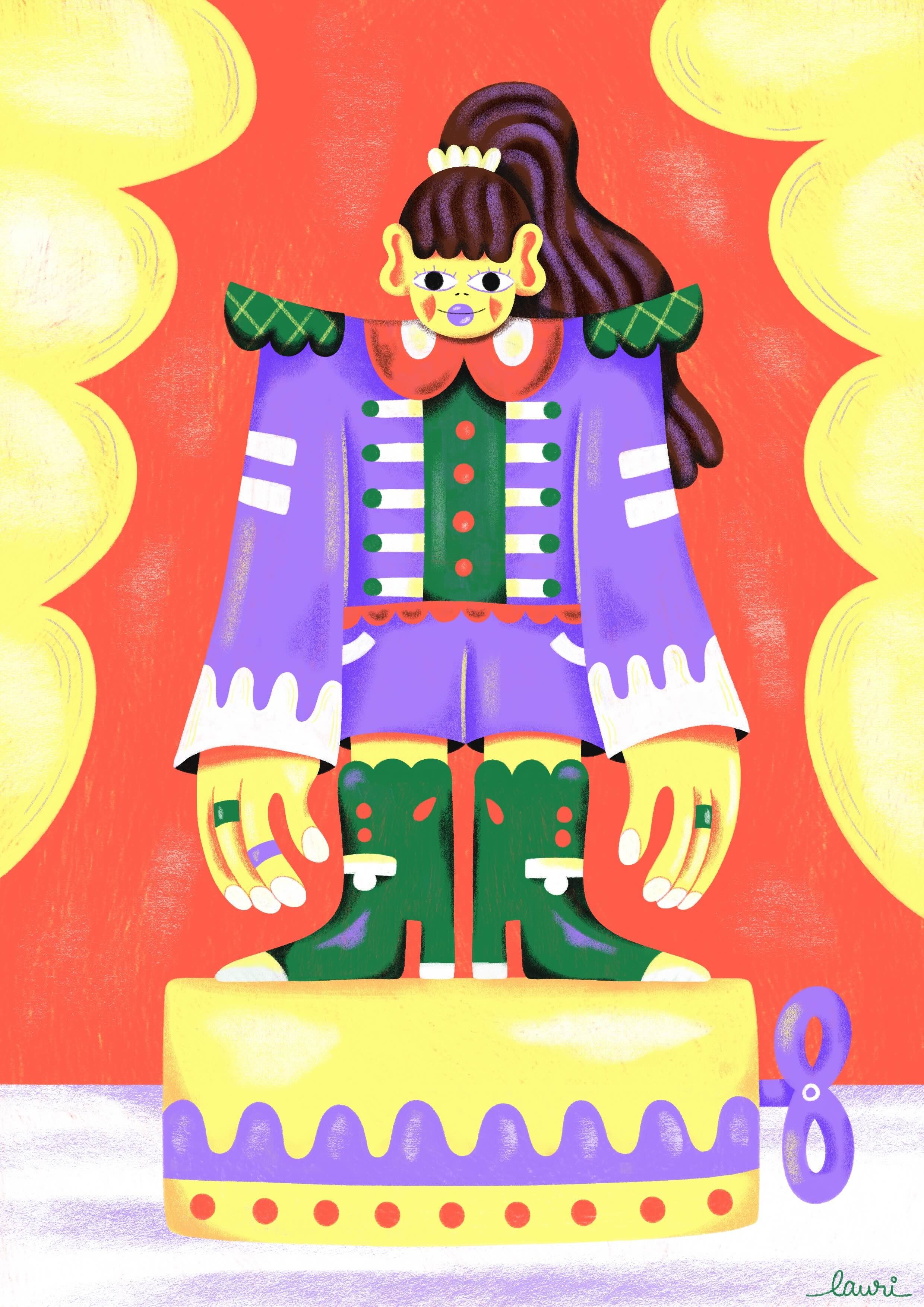 Illustrated automaton