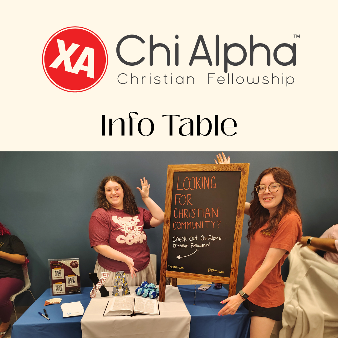 Chi Alpha Info Table