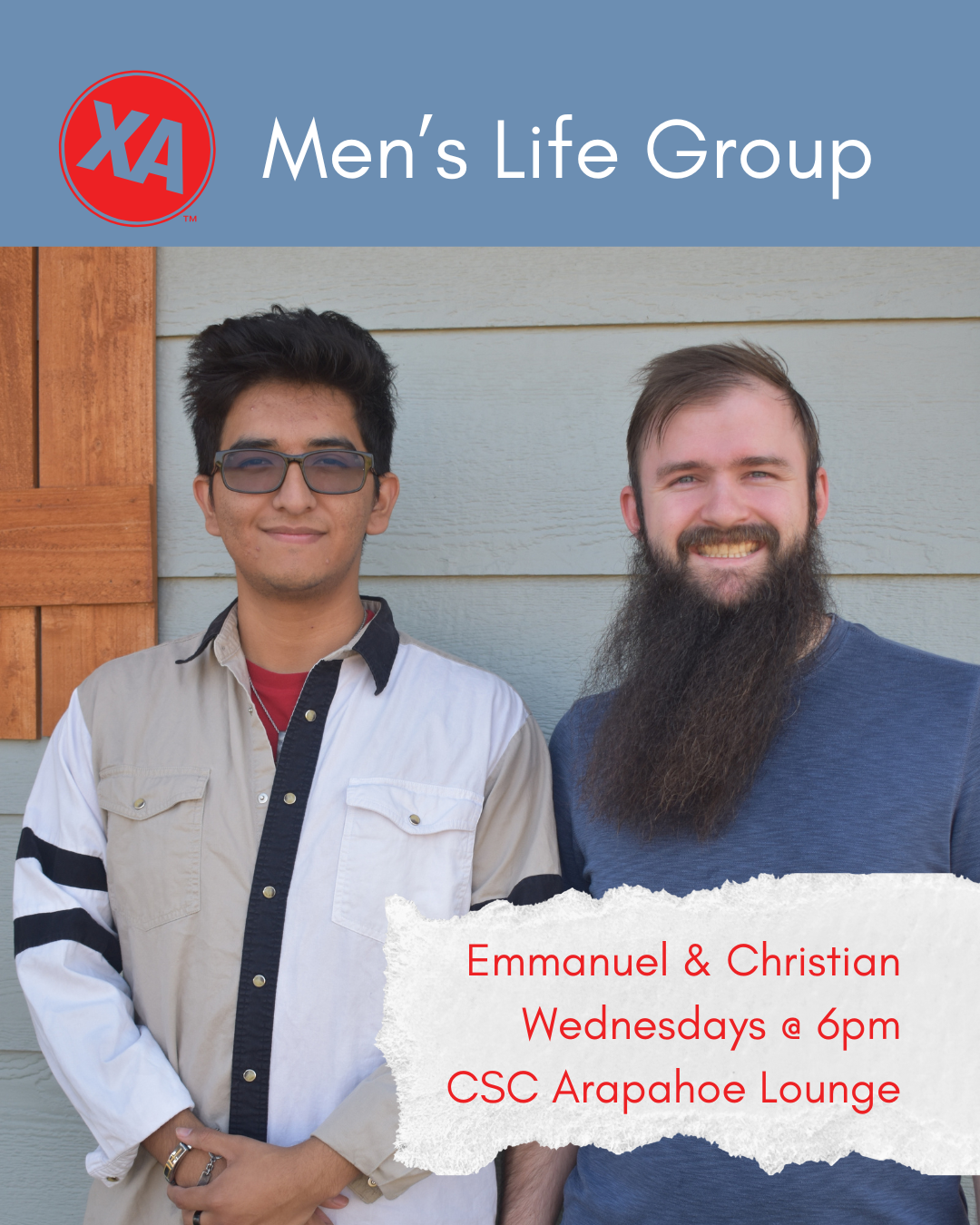 Men's Life Group: Christian &amp; Emmanuel