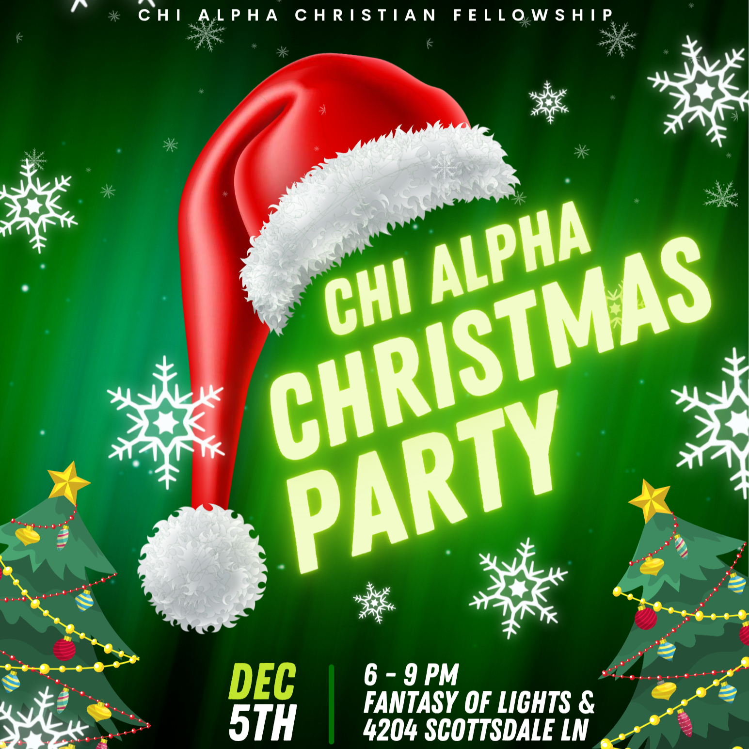 Chi Alpha Christmas Party