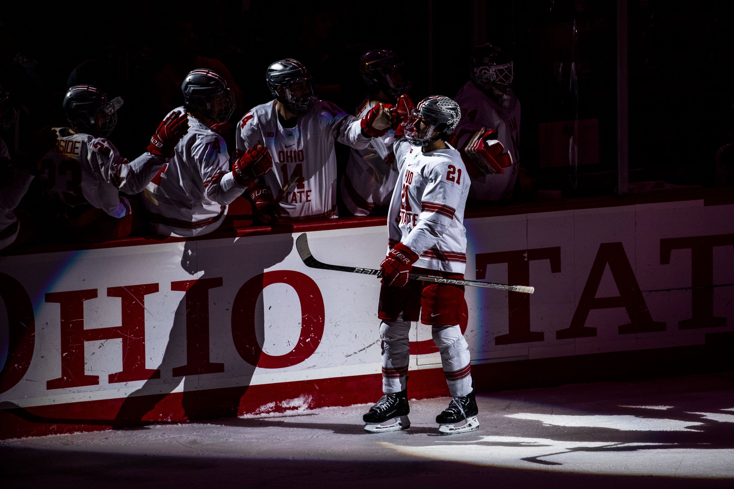 Men’s Ice Hockey: Balanced Scoring Attack Leads No. 3 seed Ohio State Past No. 6 Seed Penn State 5-1 in Big Ten Tournament Quarterfinals