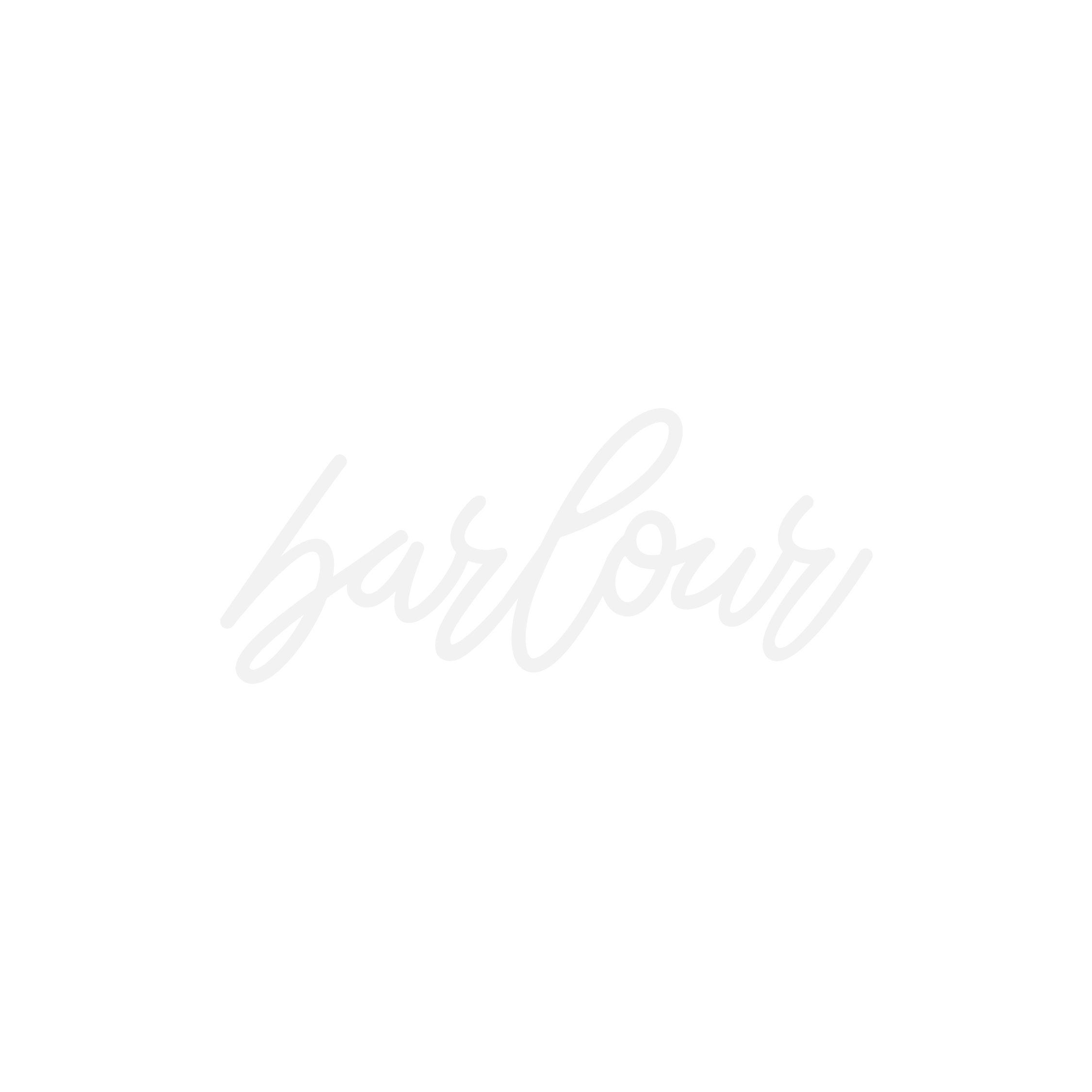 "barbour" written in white script on a black background