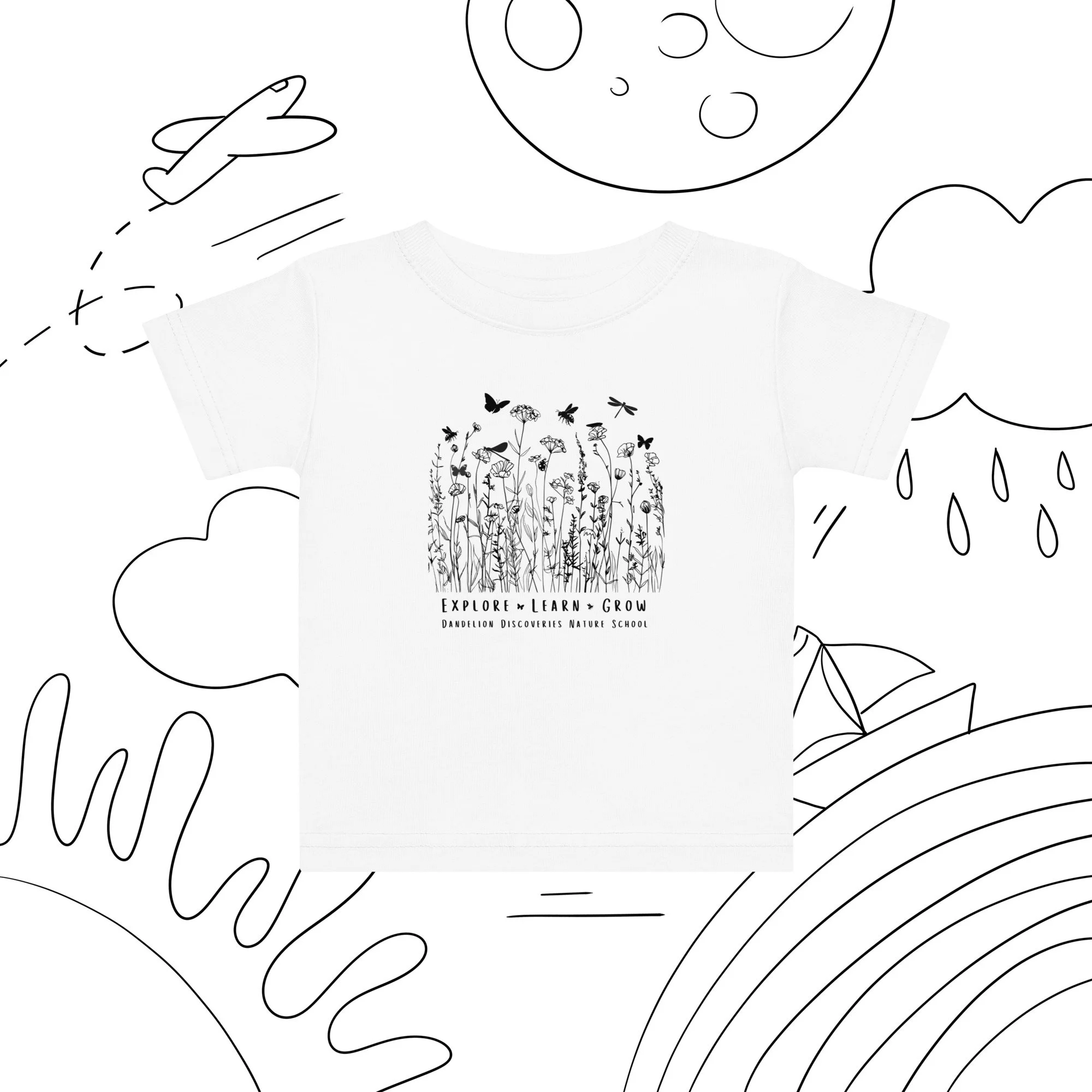 Explore Learn Grow Baby Jersey T-shirt