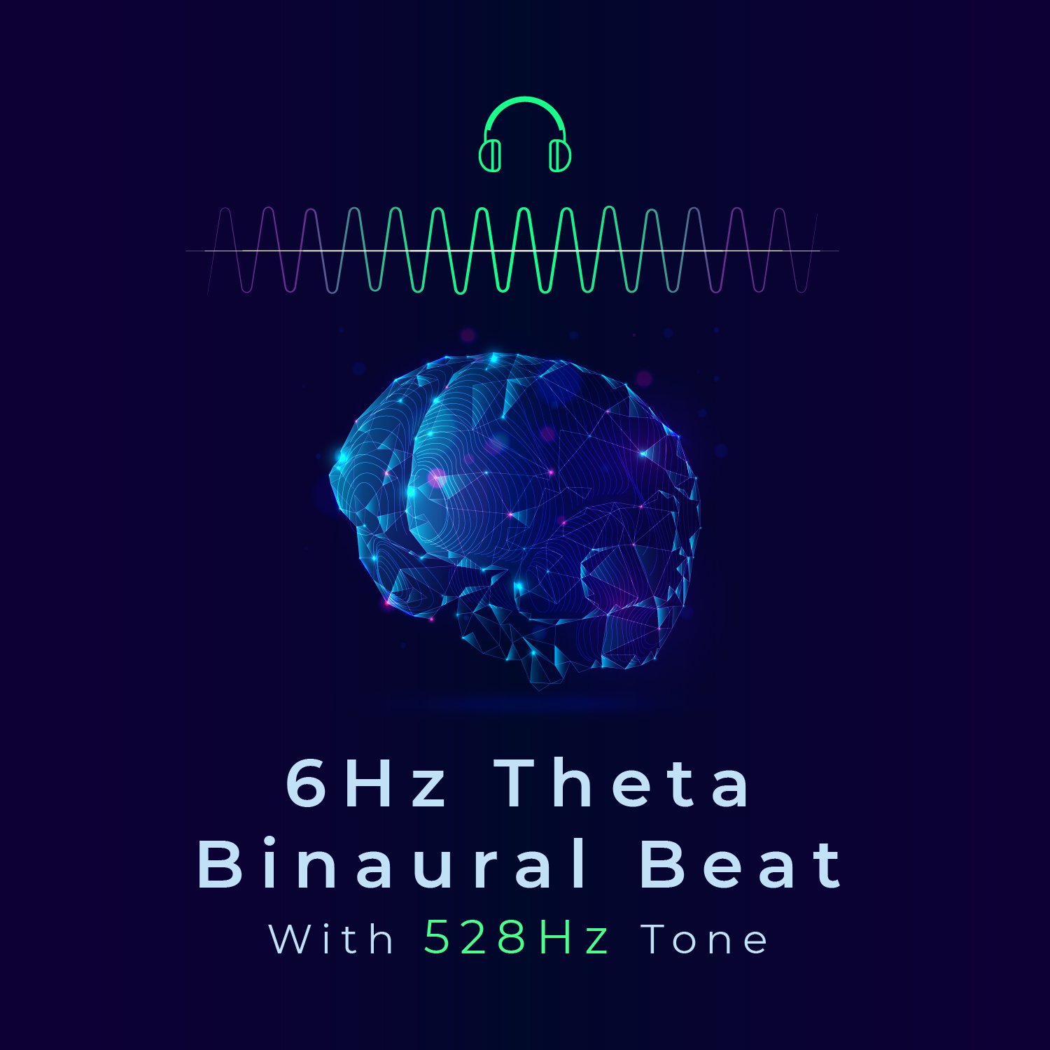 6Hz Theta Binaural Beat & 528Hz Solfeggio Frequency: Spark Creativity and Promote DNA repair | Binaural ASMR 