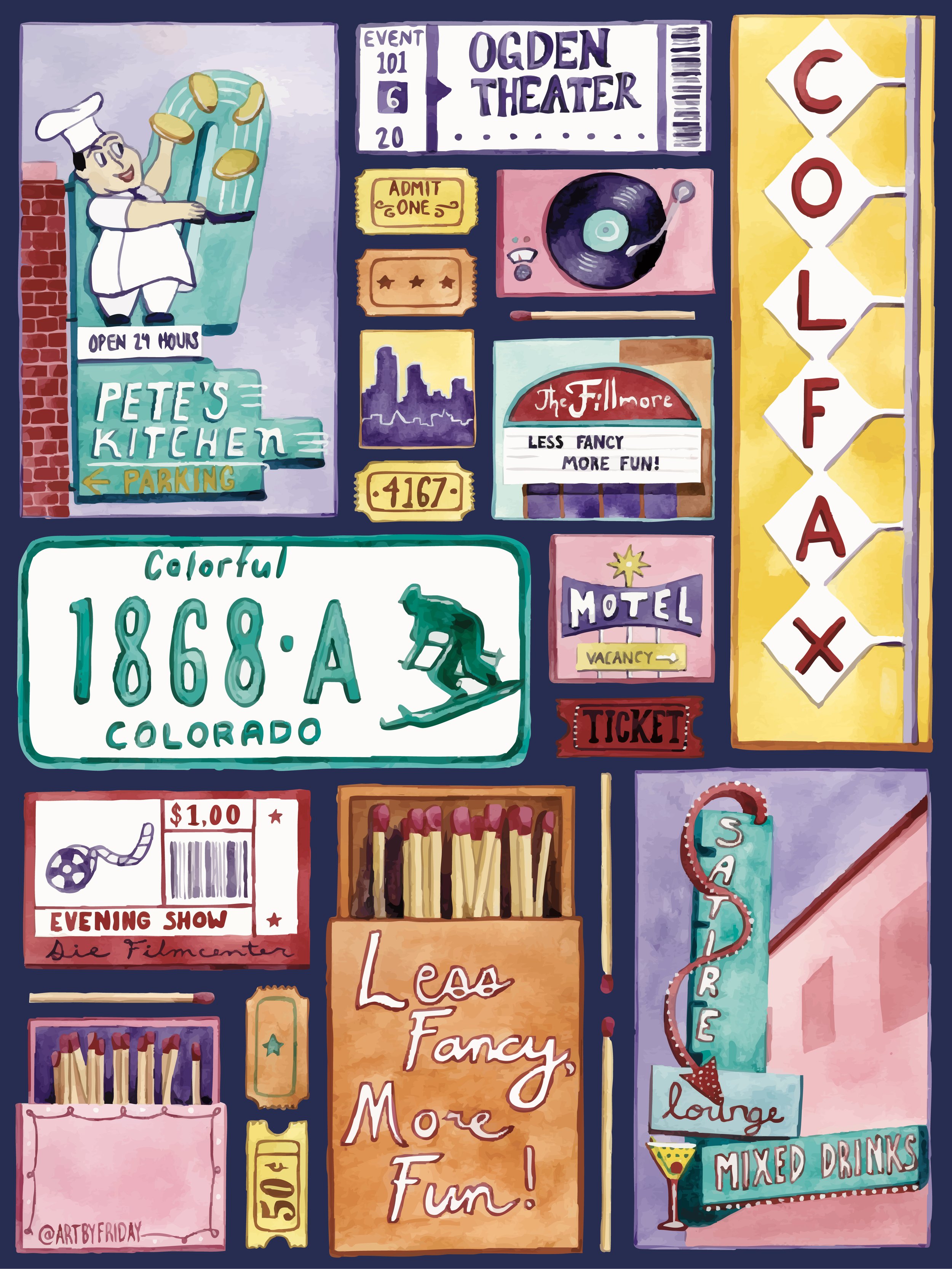 Colfax Keepsakes Street Banner