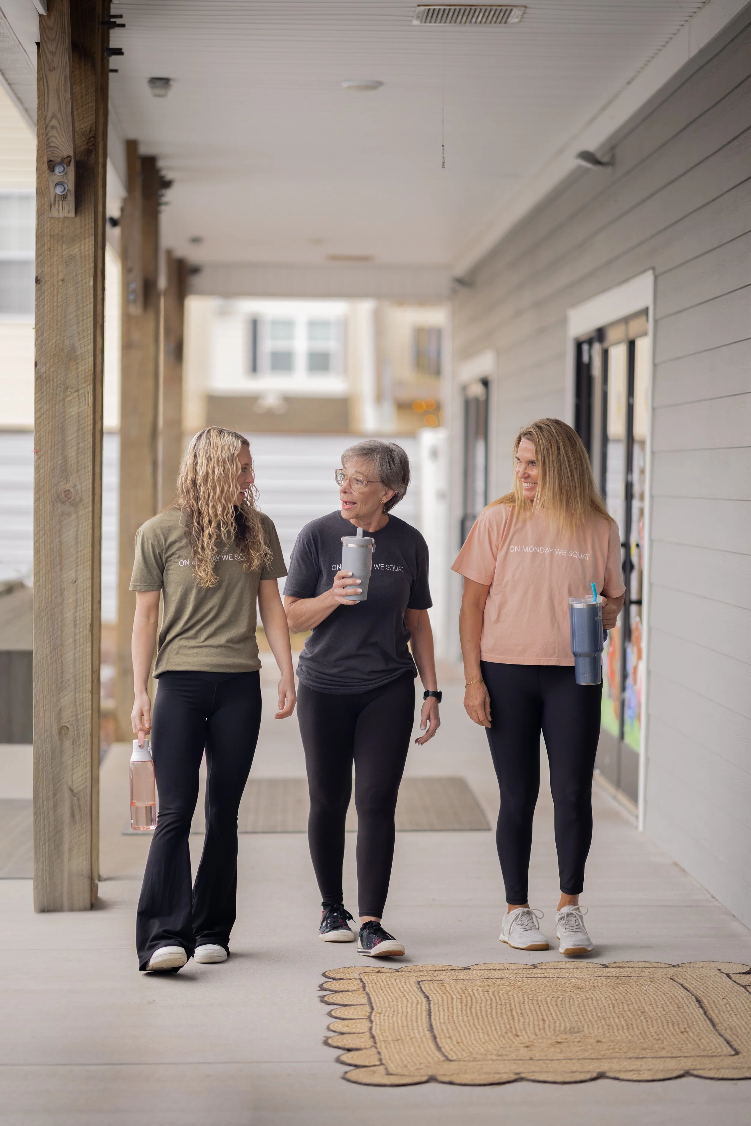 Women supporting each other in Surf City NC strength training
