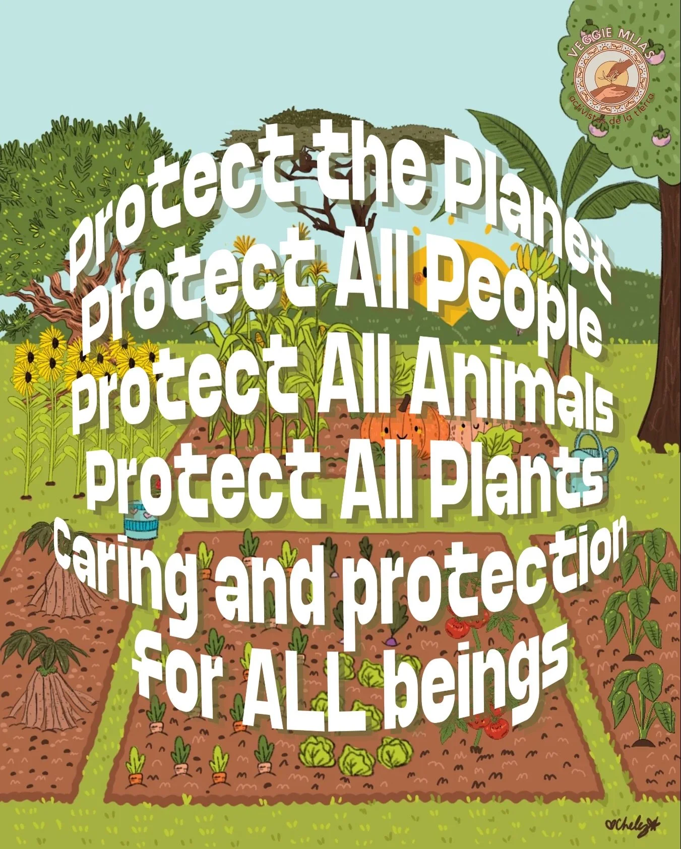 A garden shouldn&rsquo;t be rare it should be the world we protect. 🌍🌱 From lands facing war, g3n*c!de, and modern day colonization, every plant in this garden carries a story of survival, resilience, and belonging. 

When we say protect the plant,