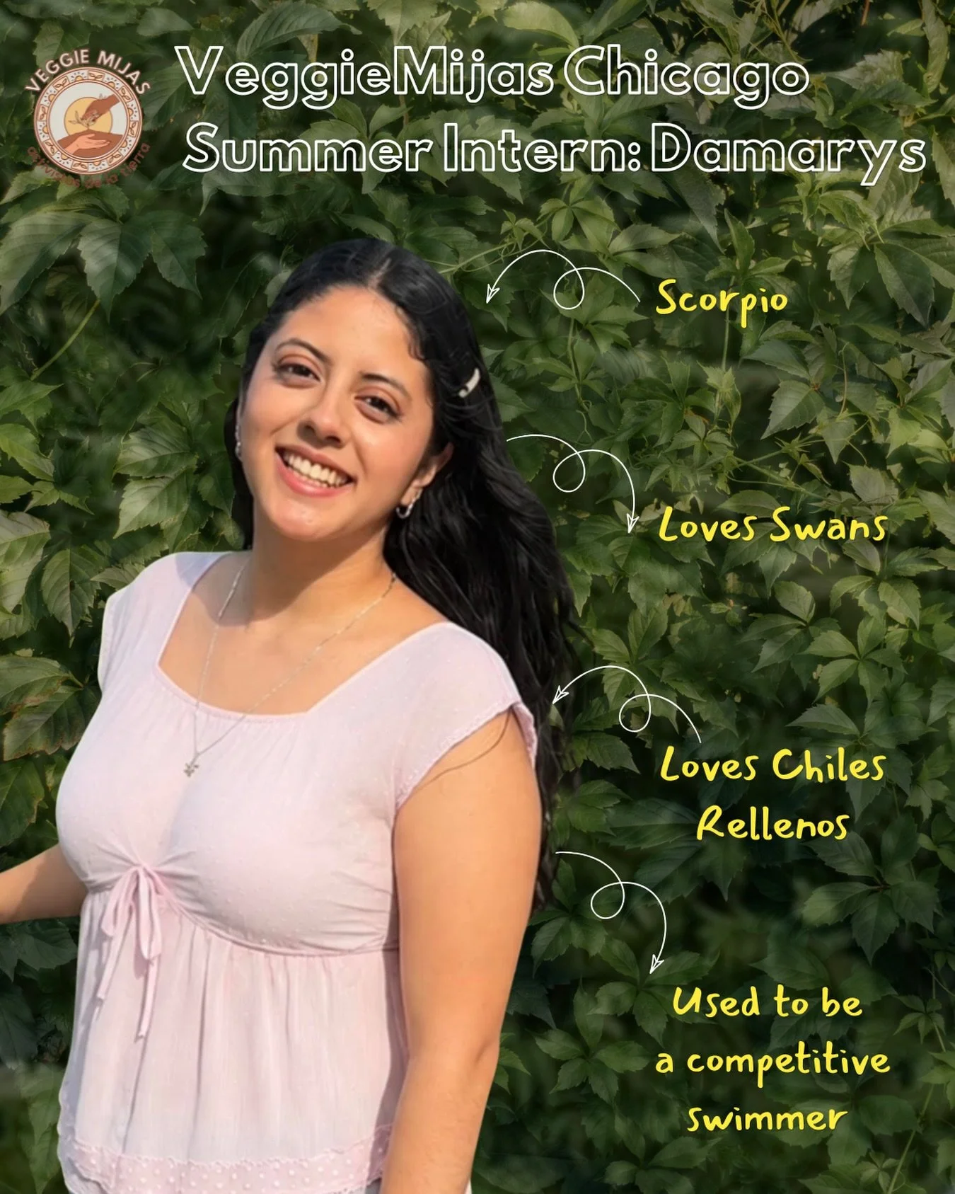 @veggiemijaschicago is extremely grateful to have the support of @luvdama this summer as their intern 🌱  the summer intern works to support the community fridge, ultimately building systems that keep our neighbors fed🧡