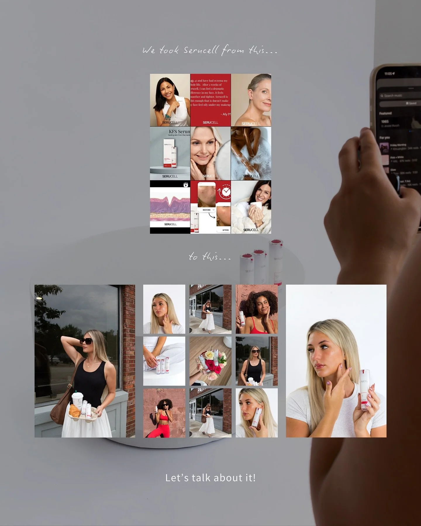 This shoot came together with a lot of planning, prep, and intention BTS.

Over two days, we captured everything this skincare brand needed across platforms.📸

Amazon product photos
UGC-style content
Lifestyle content

Because we took the time to ma