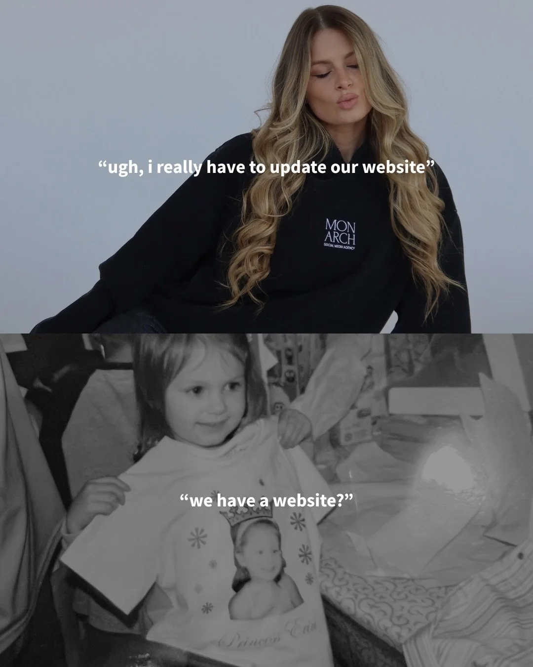 Being a business owner in this industry isn&rsquo;t always easy, but it is so, so rewarding.

Here&rsquo;s your sign to look at everything with a glass-half-full mindset. 

Your mini you is so proud of you. 🤍

#monarchsmm #socialmediaagency #femalef