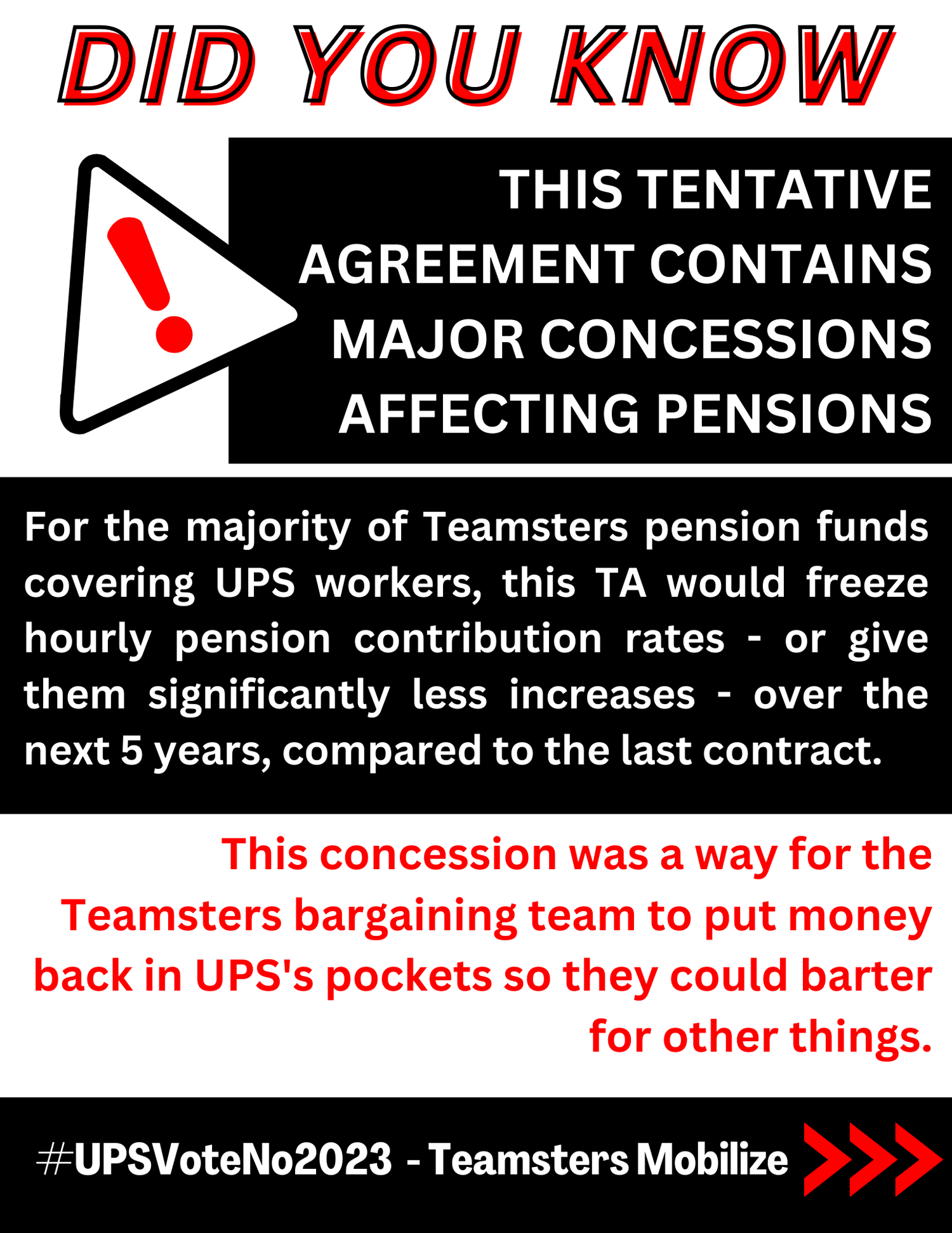 UPS 2023 Vote No! — Teamsters Mobilize