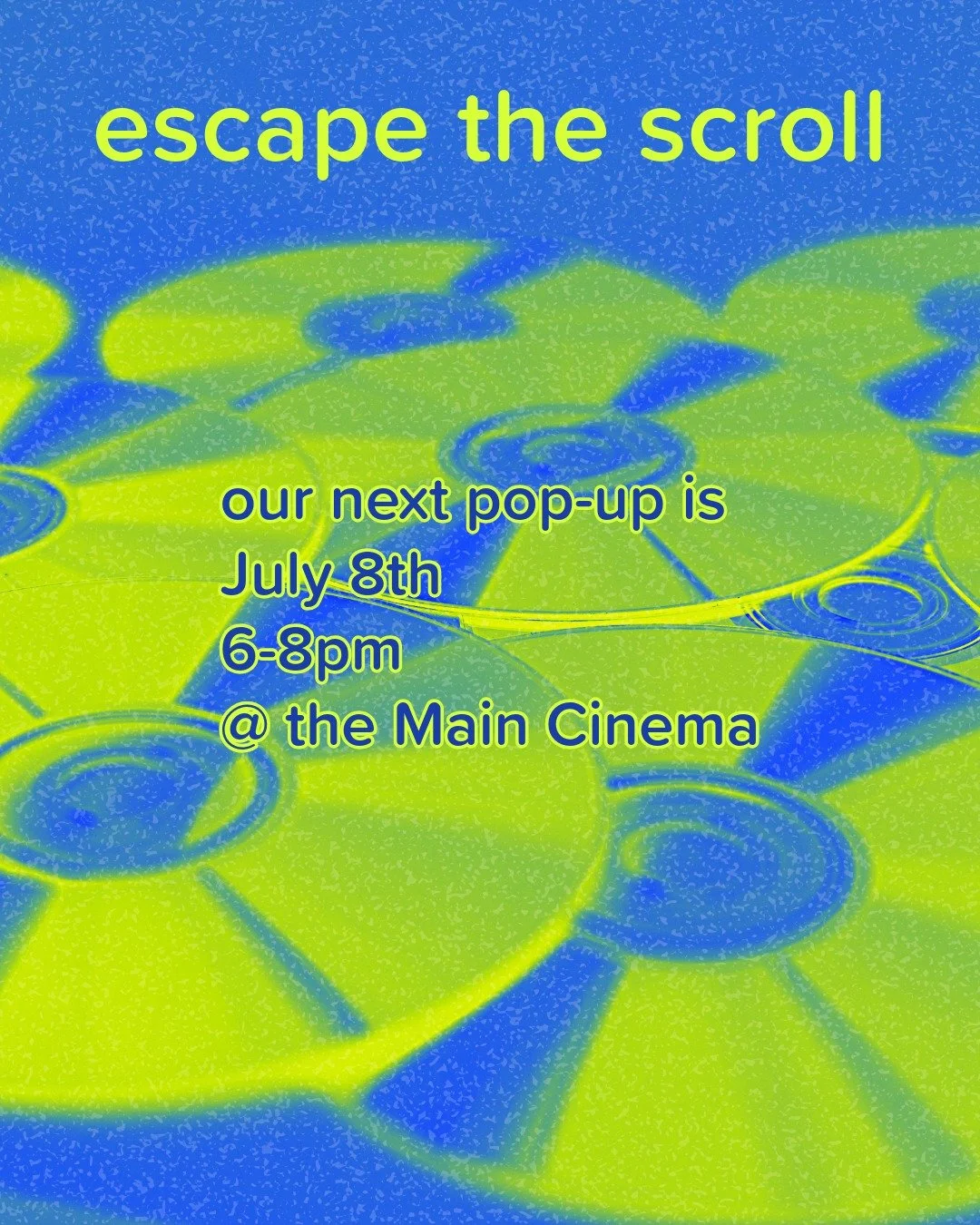 💿 Our July run continues tomorrow!
🎟️ Stop by the Main Cinema early and grab something to take home before catching F1, 28 Years Later, Materialists, Familiar Touch, or In The Mood For Love!
#escapethescroll #physicalmedia #bluray #videorental #p