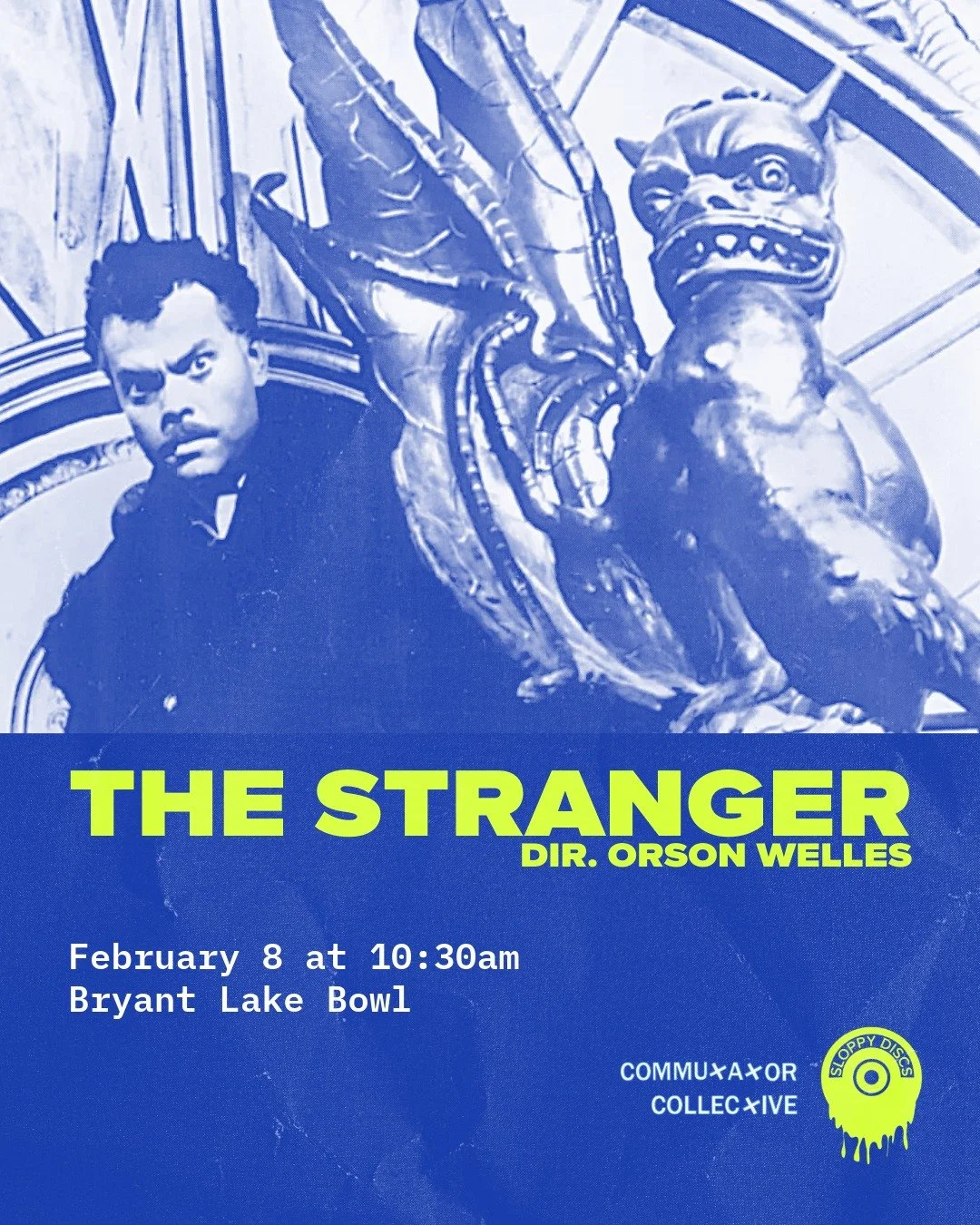 Because nothing goes with brunch quite like Orson Welles as a Nazi war criminal. Join us for this excellent and underseen film noir, co-presented with @commutatorcollective for COMMFEST, a weekend of experimental and DIY theater and performance. THE 