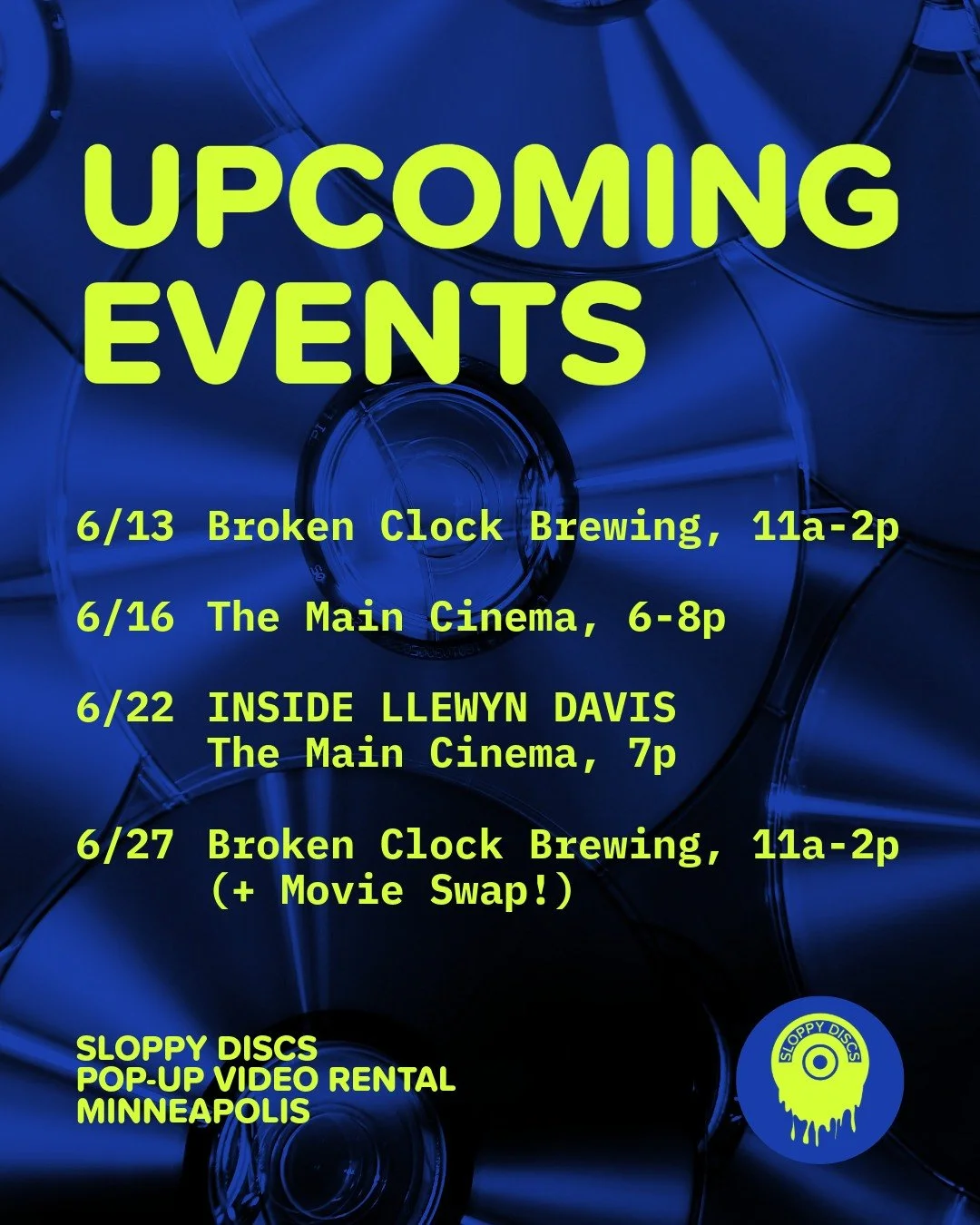 Pop-ups are back next week! Plus, make sure you've grabbed your tickets to INSIDE LLEWYN DAVIS at the link in bio.