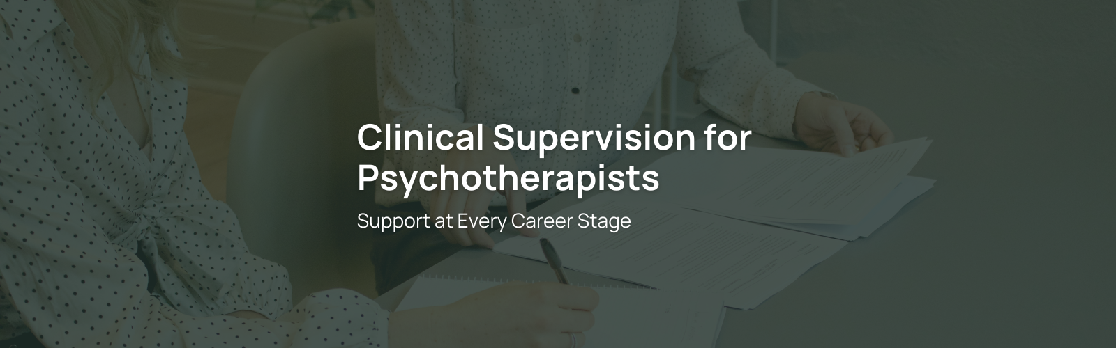 Clinical supervision for qualifying therapists in ottawa