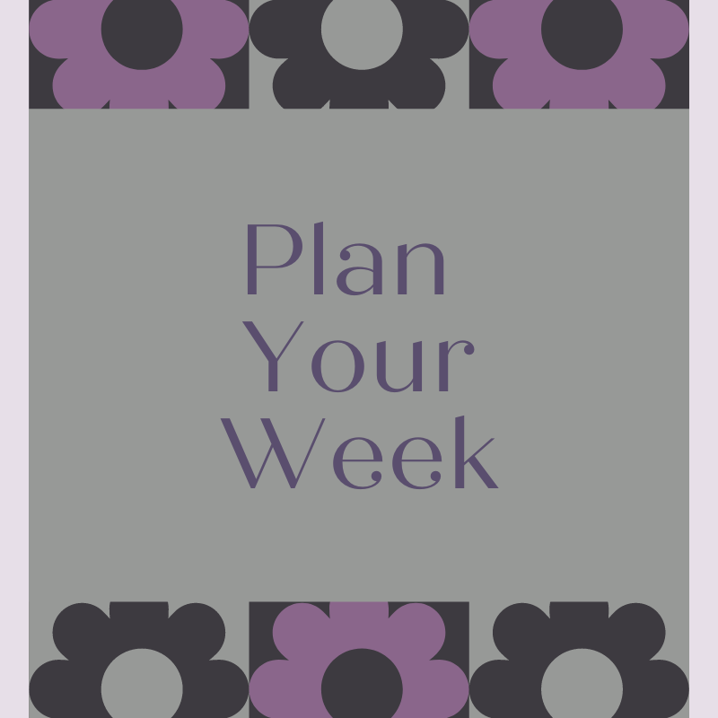 Plan your week link