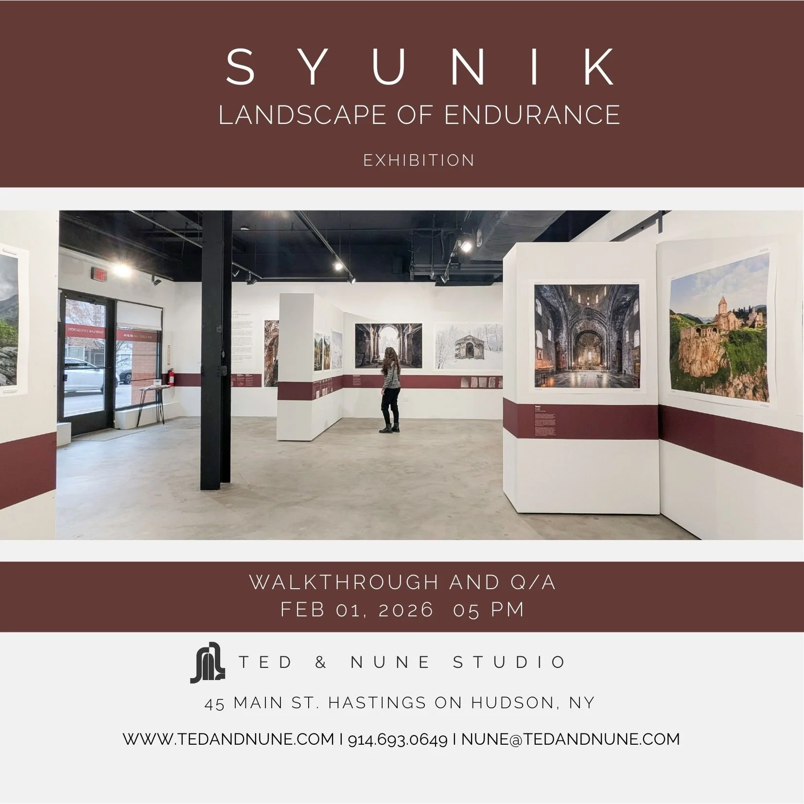 Walkthrough for exhibition SYUNIK: LANDSCAPE OF ENDURANCE