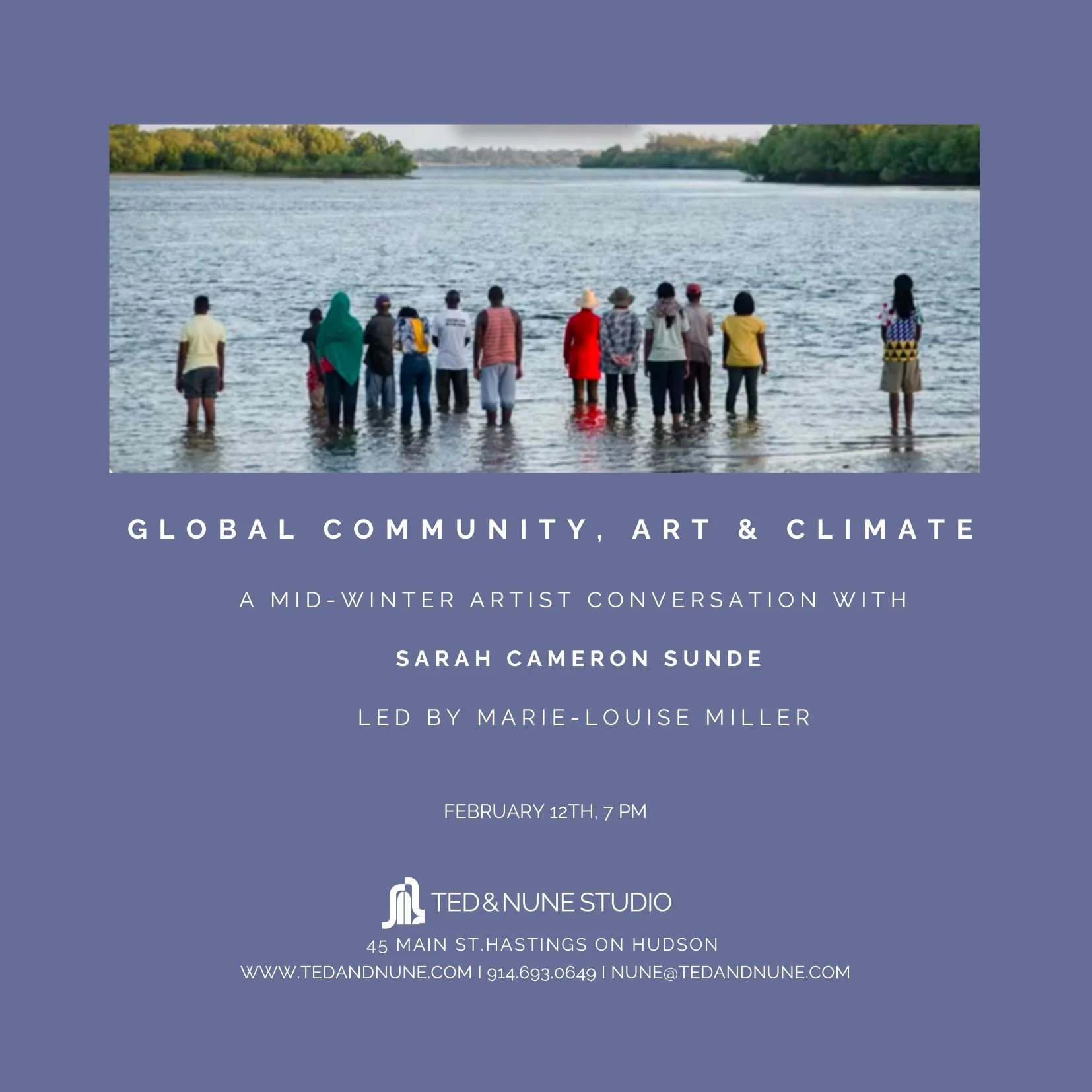 Artist Conversation with Sarah Cameron Sunde led by Marie-Louise Miller