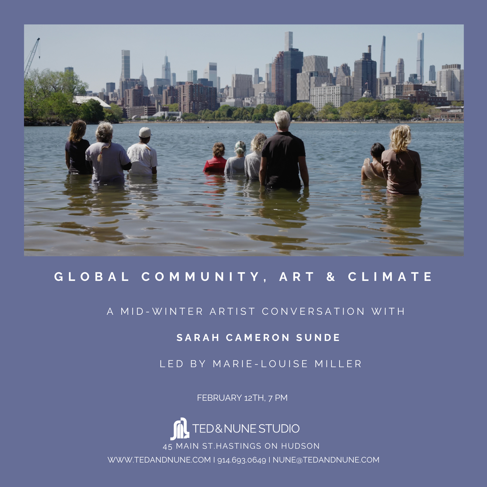 Artist Conversation with Sarah Cameron Sunde led by Marie-Louise Miller